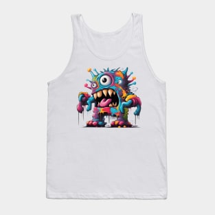 Color Monster - Graffiti Street Art Tank Top